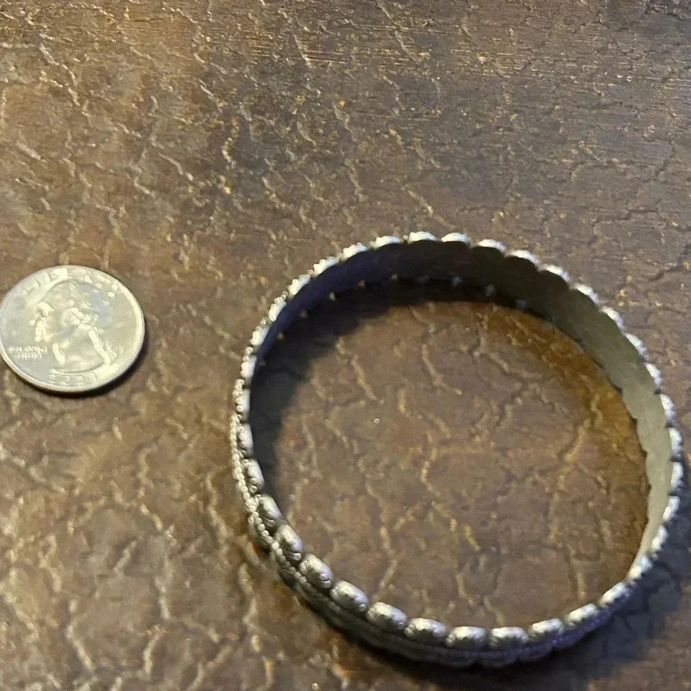 Steel rare, fine bangle bracelet - Picture 2 of 2